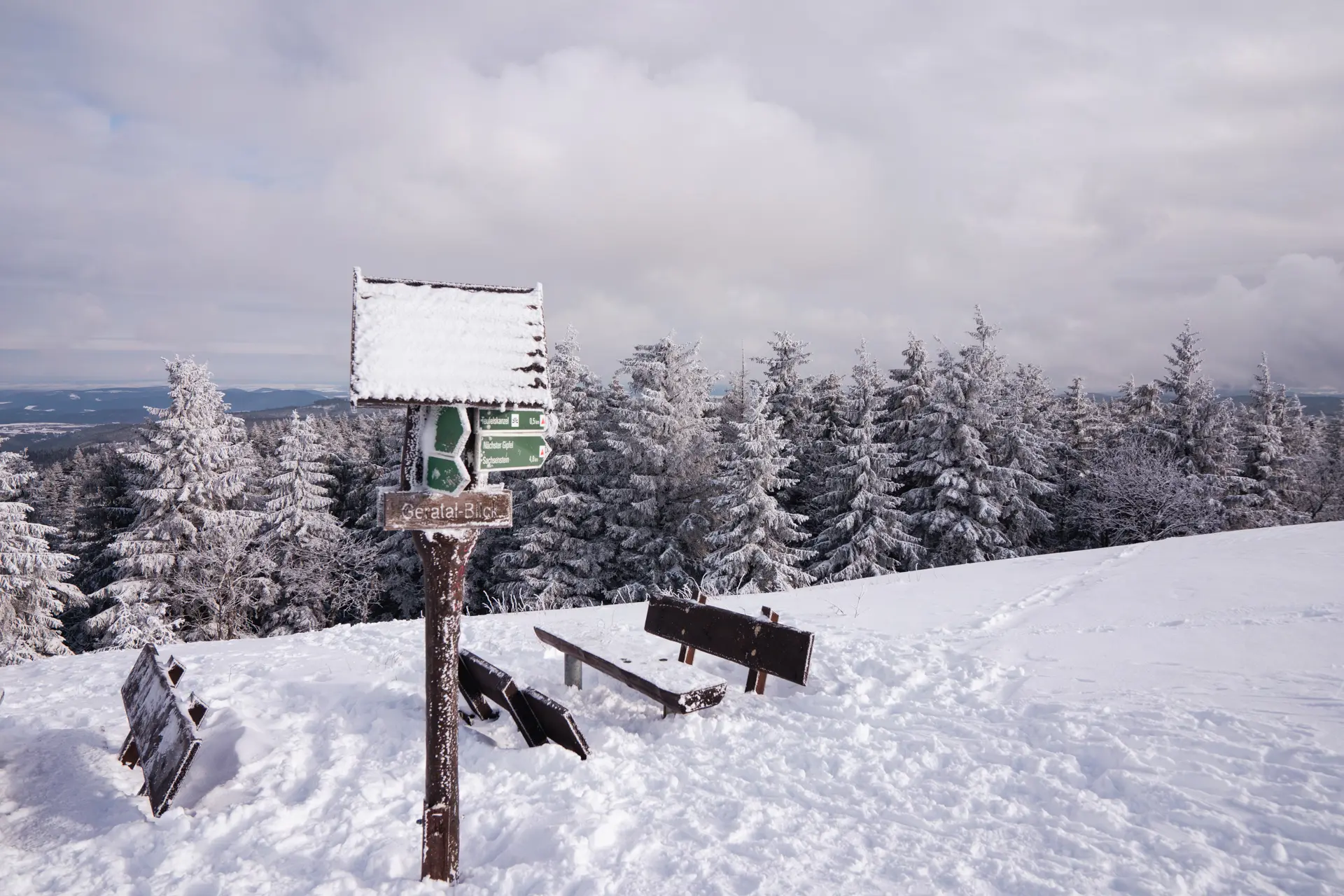 Winter auf dem Schneekopf