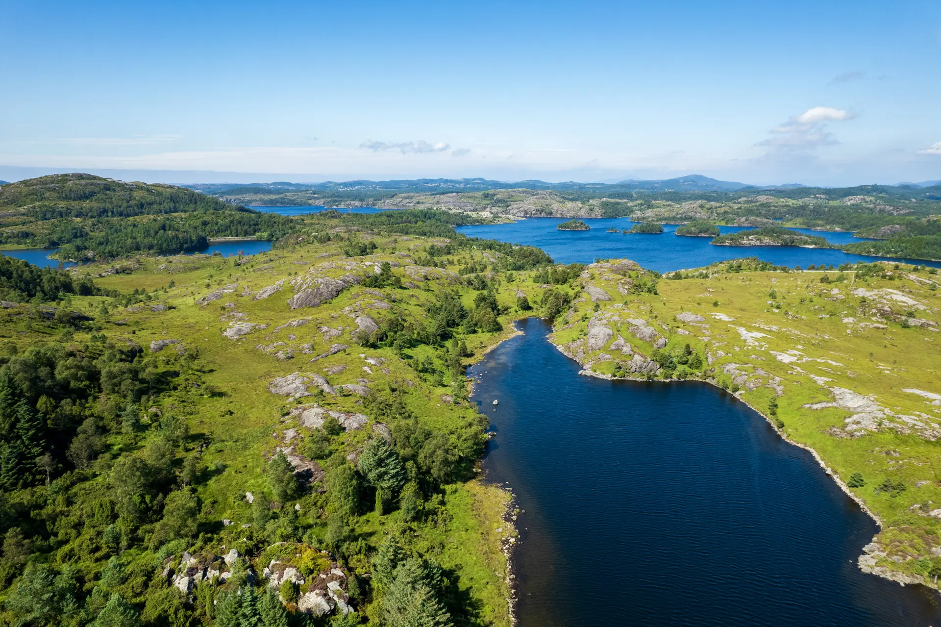 Norwegen von oben