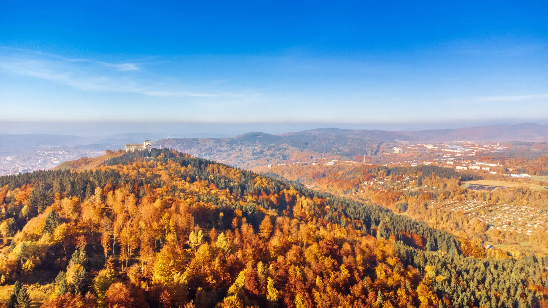 Herbst im Thüringer Wald bei Suhl