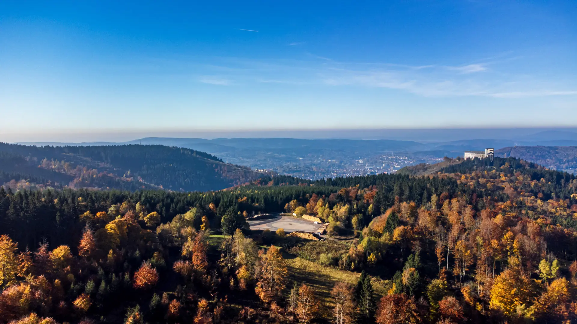 Herbst im Thüringer Wald bei Suhl