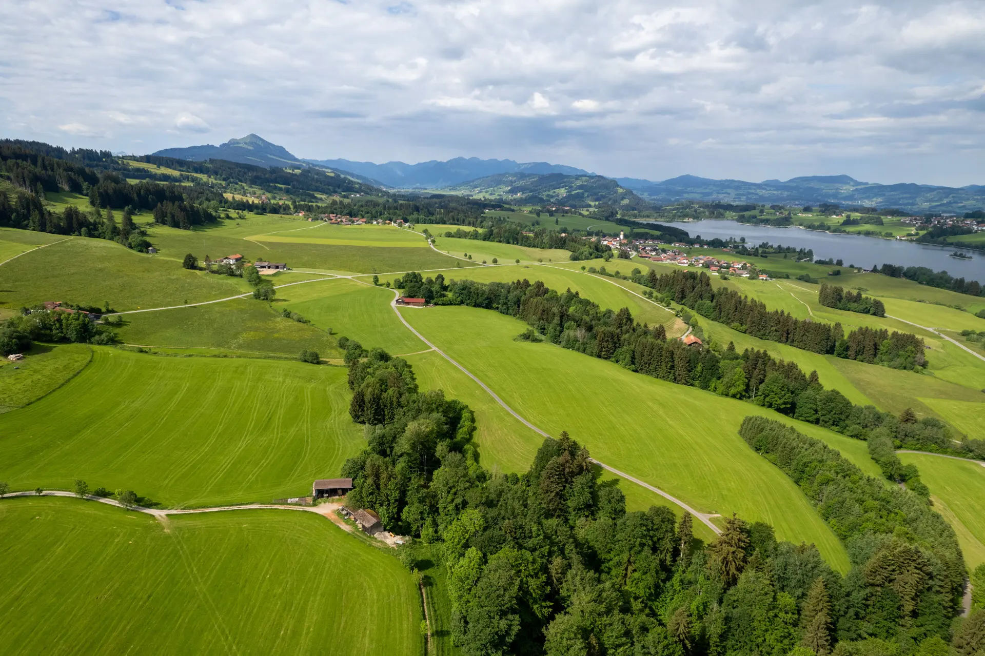 Das Allgäu von oben