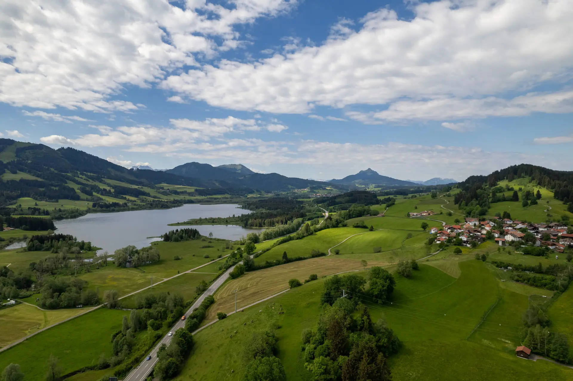 Das Allgäu von oben